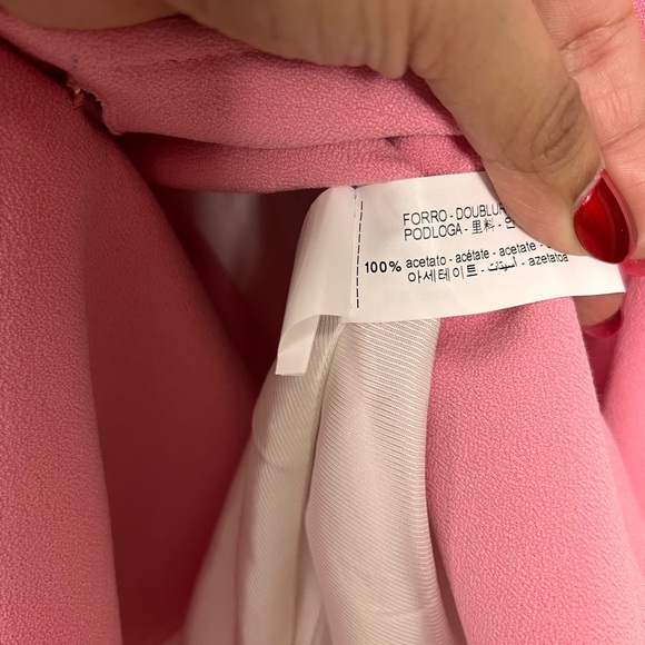 Zara Pink Double Breast Blazer - Picture 8 of 9